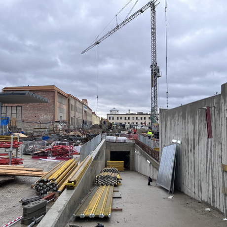 Budowa Rzeszowskiego Centrum Komunikacyjnego [styczeń 2023] - fot 6
